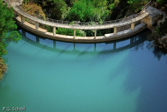 Le barrage de Zola, Auvergne, France