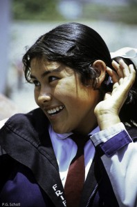 Une collégienne d'Arequipa, Pérou