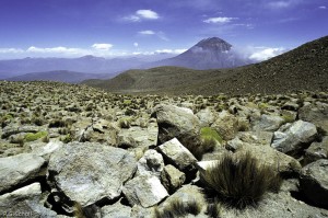Le volcan Misti vu depuis le Pichu-Pichu, Pérou