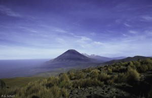 Le Volcan Misti vu depuis le volcan Pichu-Pichu, Pérou.