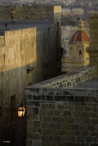 Eglise et chateau, Malte.