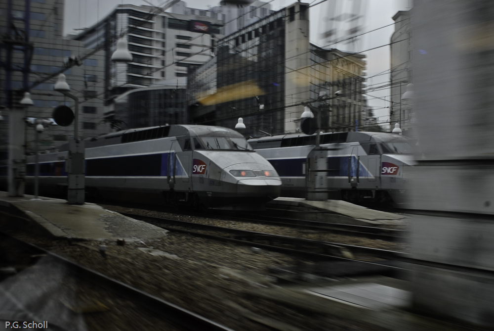 Montparnasse TGV, Paris, France.