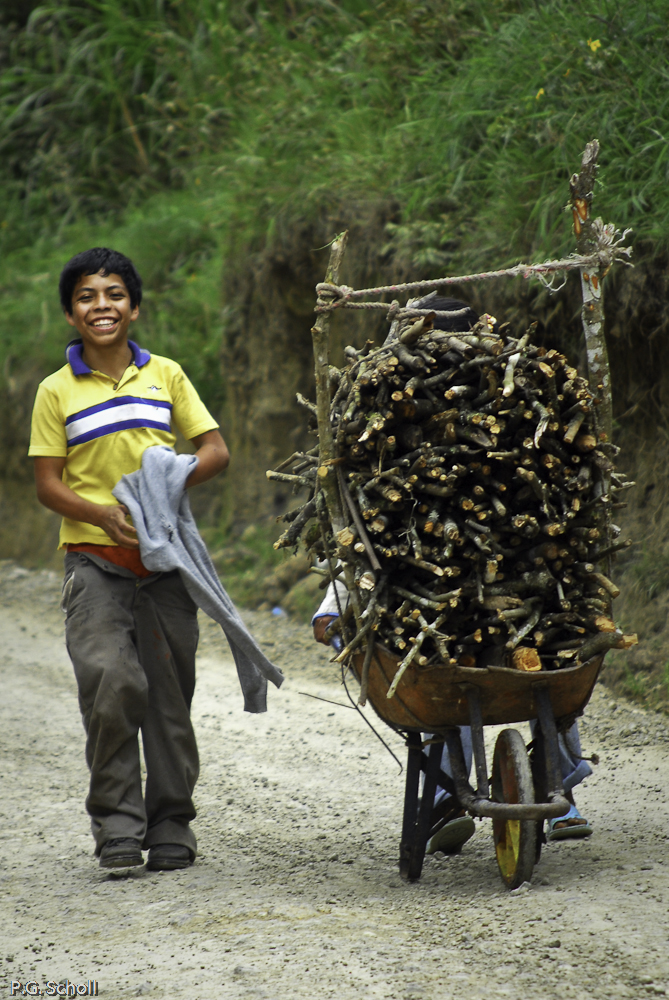 Enfants de Chachagui, Nariño, Colombie.