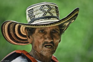 Portrait d'un guide colombien.