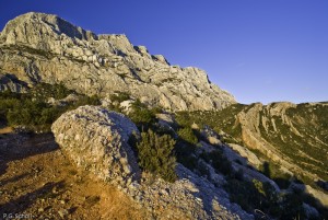La montagne Sainte Victoire, Provence, France.