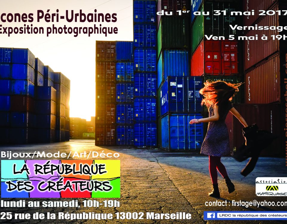 Affiche Expo LRDC Icones Péri-Urbaines Pierre Scholl